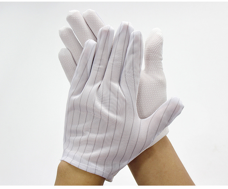 Anti-static plastic gloves